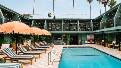 Accommodation - Palihotel Hollywood - Pool view - Los Angeles