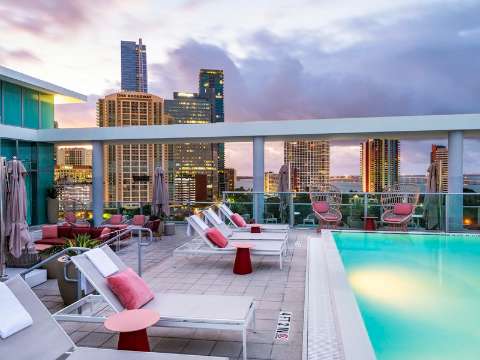 Accommodation - Novotel Miami Brickell - Pool view - MIAMI