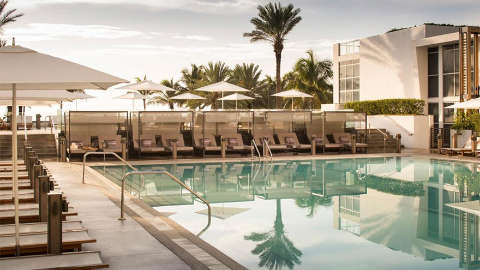 Accommodation - Nobu Hotel Miami Beach - Pool view - Miami