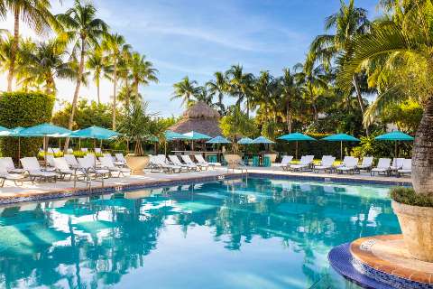 Unterkunft - The Palms Hotel and Spa - Ansicht der Pool - Miami