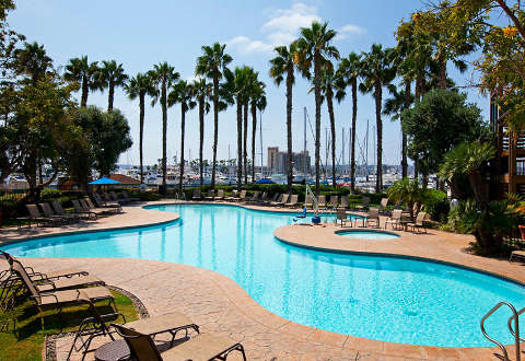 Acomodação - Sheraton San Diego Hotel & Marina - Vista para a Piscina - San Diego