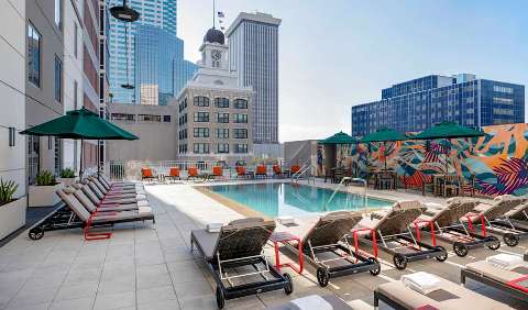 Accommodation - Hyatt House Tampa Downtown - Pool view - TAMPA