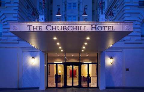 Accommodation - The Churchill Hotel near Embassy Row - Exterior view - Washington