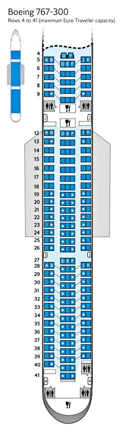 767 Seating Chart British Airways