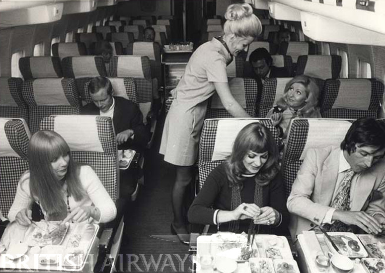 Image result for 1960s aircraft cabin pics