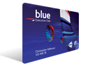 Blue Executive Club card.
